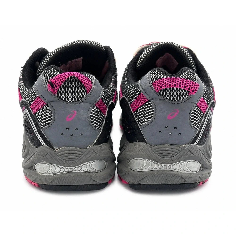 Asics Gel-Venture 4 Women's 8 Trail Running Shoes Black Pink Athletic Sneakers